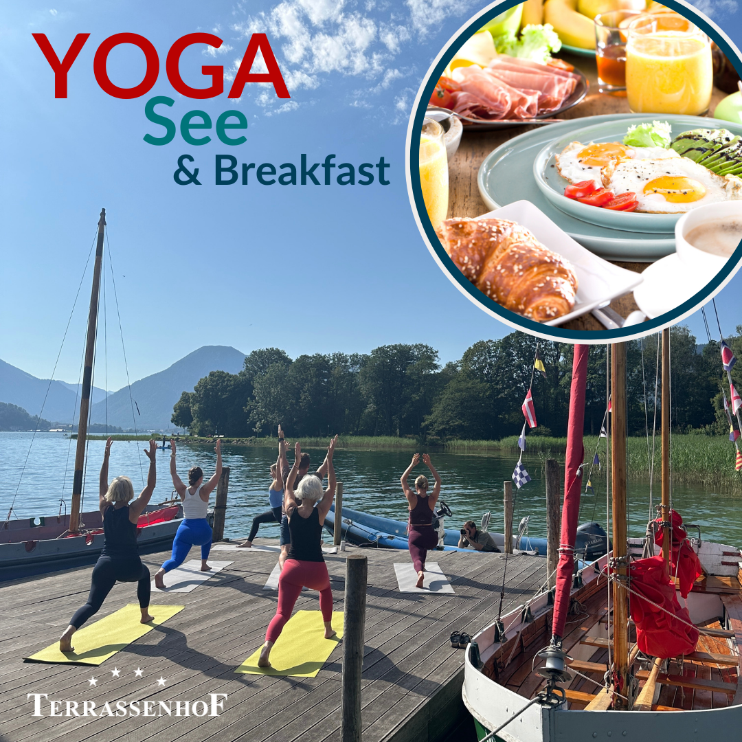 Yoga auf dem See