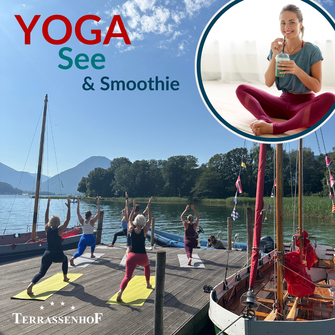 Yoga auf dem See